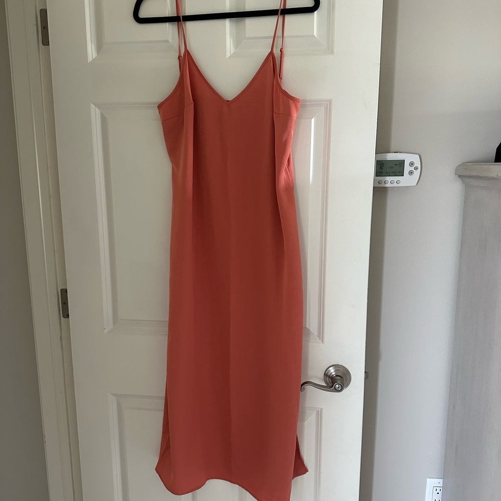 a new day Coral Midi Dress